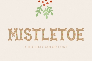 Mistletoe Color Font Download