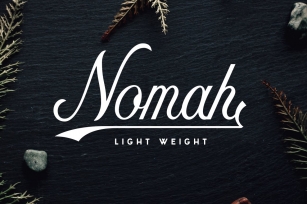 Nomah Light + Bonus Font Download