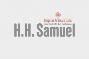 H.H. Samuel -2 fonts- Font Download