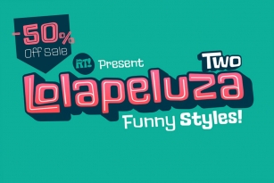 Lolapeluza Two -50% All Bundle Font Download