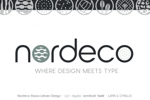 Nordeco Regular Font Download