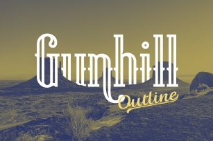 Gunhill Outline Font Download