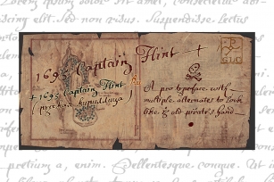 1695 Captain Flint RU (Pro) Font Download
