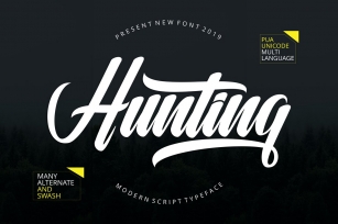 Hunting Script Font Download
