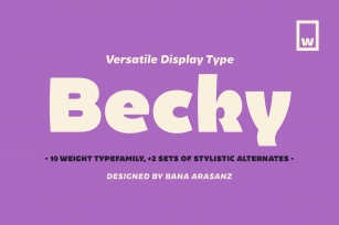 Becky 85%OFF Font Download