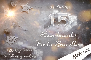 15 Creative Handmade Bundle Font Download