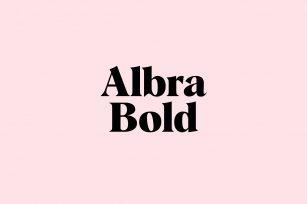 Albra Bold Font Download