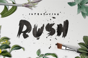 Rush Brush Font Download
