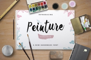 Peinture Typeface Font Download