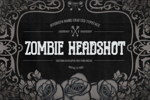 Zombie Headshot Font Download
