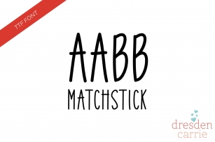 Matchstick Hand-Drawn Font Download