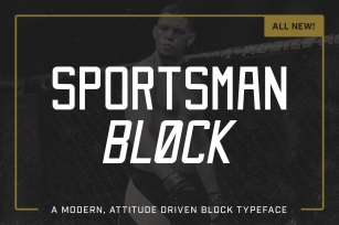 Sportsman Block Font Download