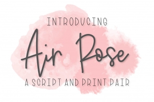 Air Rose Font Download