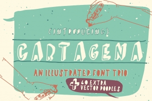 Cartagena Hand Drawn Font Download