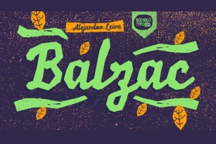 Balzac -50% Font Download