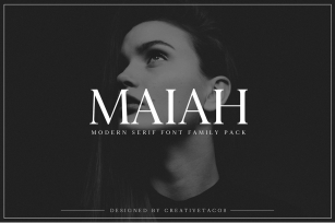 Maiah Serif Family Pack Font Download