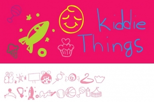 Kiddie Things Dingbats Font Download