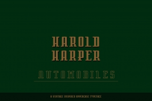 Harold Harper Font Download