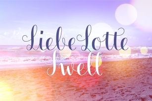 LiebeLotte Swell Font Download