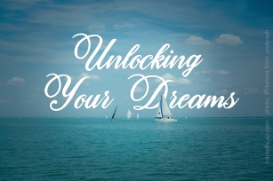 Unlocking Your Dreams Font Download