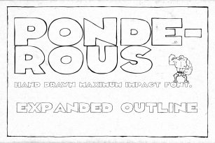 Ponderous Font Download