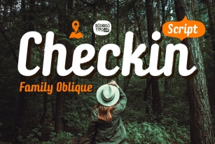 Checkin Script Family Oblique -50 Font Download