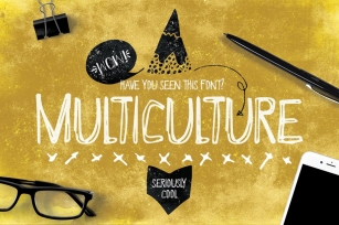 Multiculture Typeface Font Download