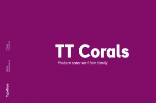 TT Corals Font Download