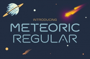 Meteoric Regular Font Download
