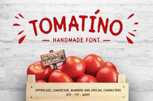 Tomatino. Handmade Sans Serif Font Download