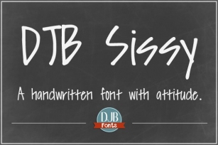 DJB Sissy Font Download
