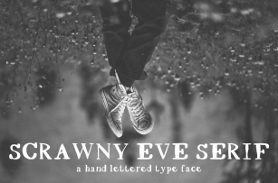 SCRAWNY EVE Hand Drawn Serif Font Download