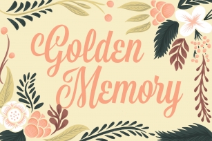 Golden Memory Font Download