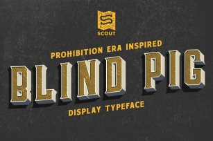 Blind Pig Display Font Download