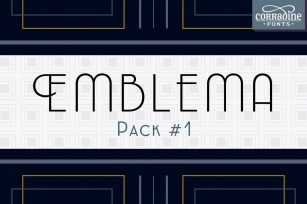 Emblema Pack #1 Font Download