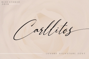 Carllitos // Luxury Signature Font Download