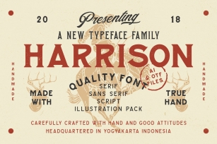 Harrison Family (Intro Sale) Font Download