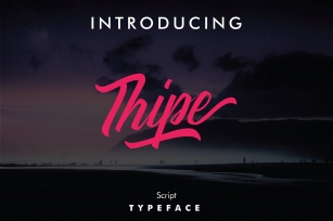 Thipe Typeface Font Download