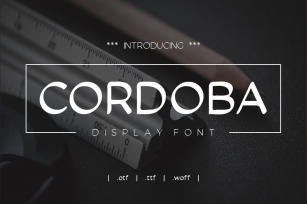 Cordoba Regular and Bold Font Download