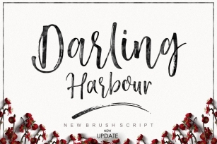 Darling Harbour Brush (NEW UPDATE) Font Download