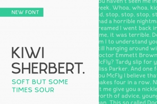 Kiwi Sherbert Display Font Download
