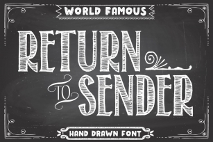 Return To Sender Font Download