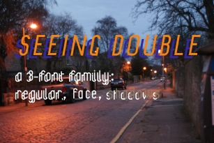 Seeing Double Font Download