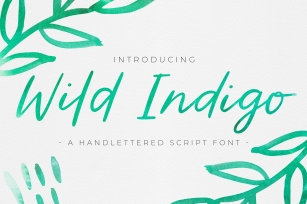 Wild Indigo Script Font Download