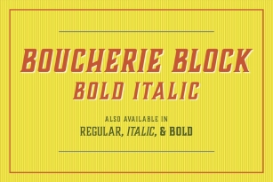 Boucherie Block Bold Italic Font Download