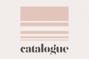 Catalogue Font Download
