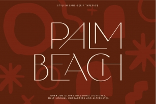 Palm Beach Ligature Summer Duo Font Download
