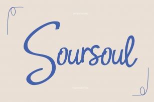Soursoul typeface Font Download