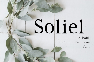 Soliel Font Download