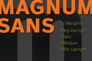 Magnum Sans Font Download